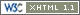 xHTML 1.1 Valid